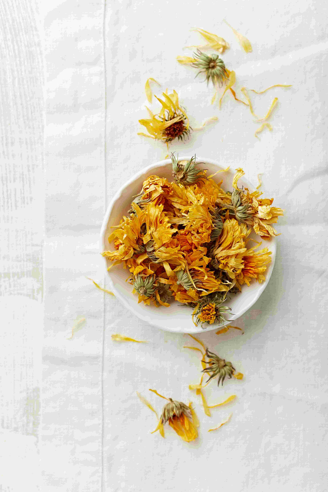 Té de caléndula (Calendula officinalis) 