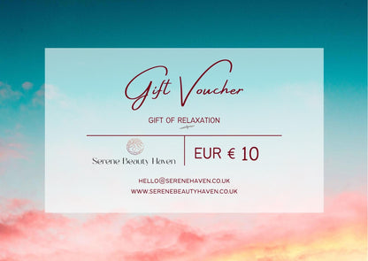 Verschenken Sie Gelassenheit mit einer Serene Beauty Haven Geschenkkarte