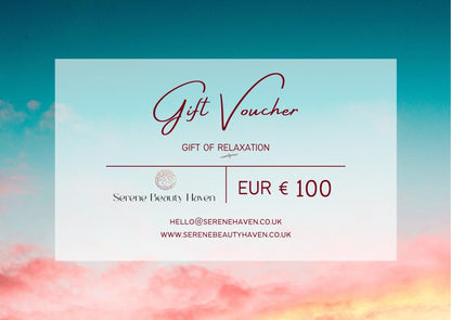 Ofrezca el regalo de la serenidad con una tarjeta de regalo de Serene Beauty Haven