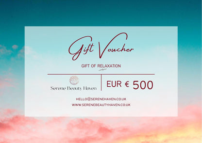 Verschenken Sie Gelassenheit mit einer Serene Beauty Haven Geschenkkarte